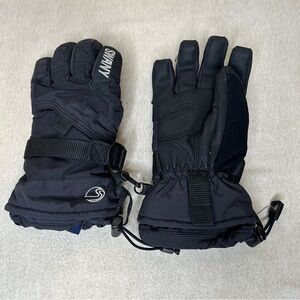 SWANY Black Glove Youth S(5-6) Insulated Leather Palm Dry‎ Shell Winter SX-6049